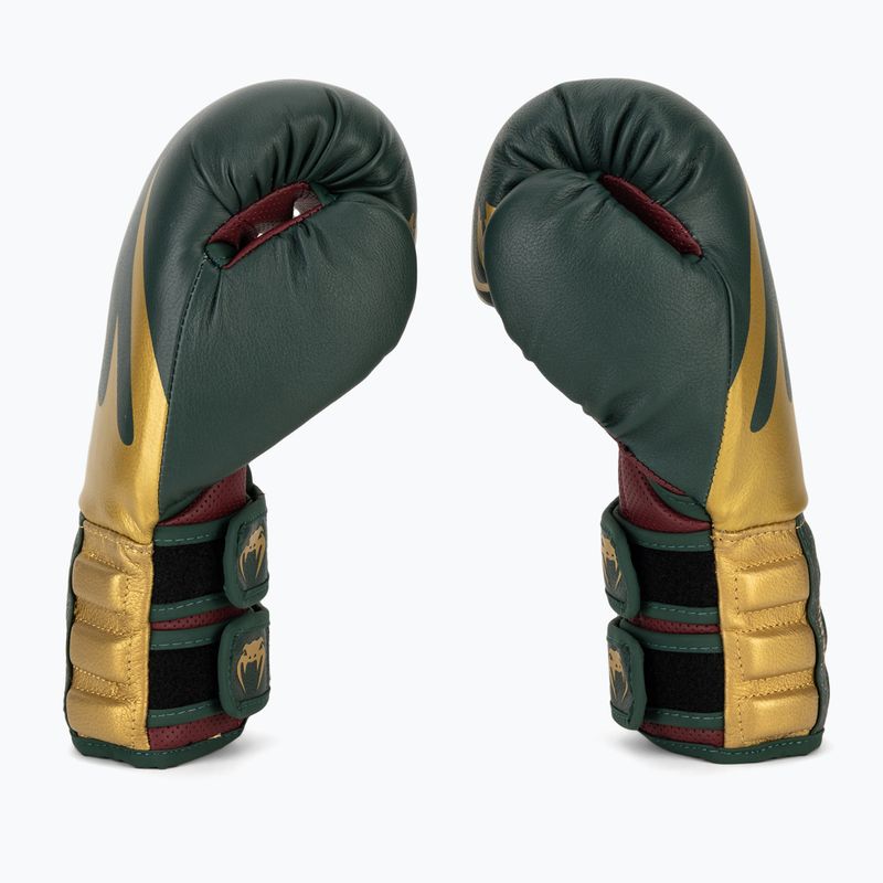 Bokso pirštinės Venum Reverso Boxing green/gold 5