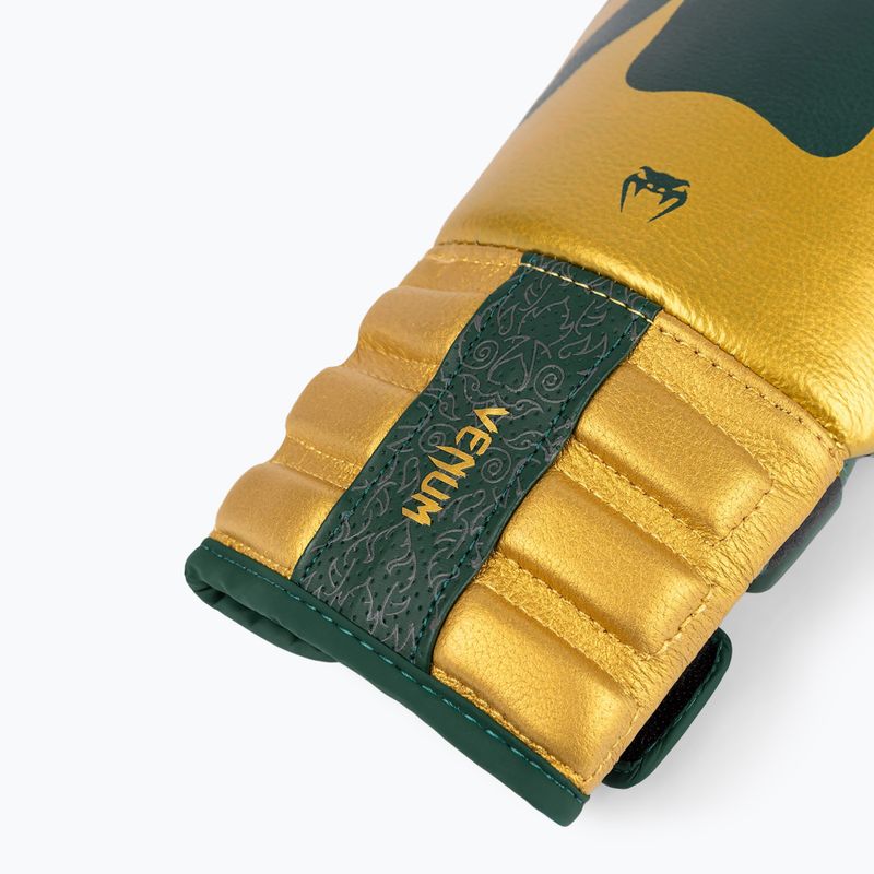 Bokso pirštinės Venum Reverso Boxing green/gold 5