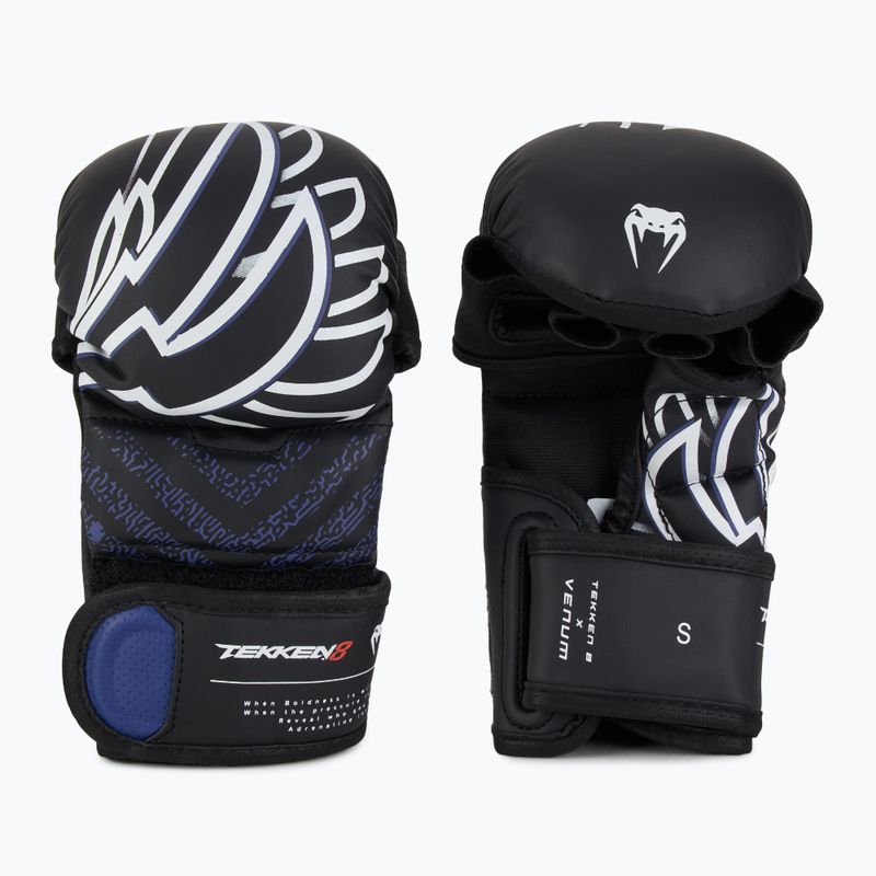 Sparingo pirštinės Venum x TEKKEN 8 - Jin Kazama MMA Sparring blue/black/white