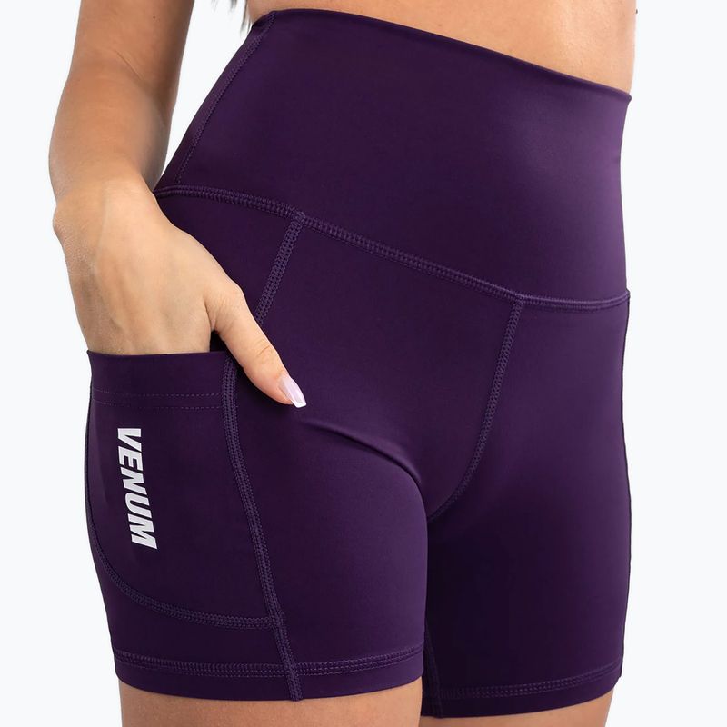 Moteriški treniruočių šortai Venum Essential Women'S Bike Shorts deep purple 5