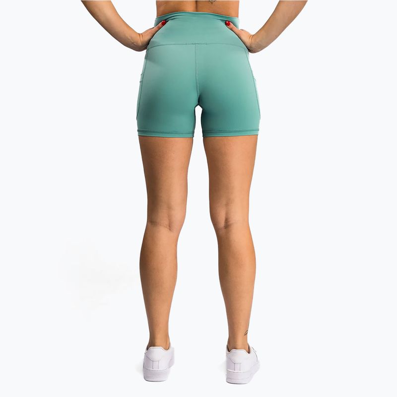 Moteriški treniruočių šortai Venum Essential Women'S Bike Shorts aqua green 4