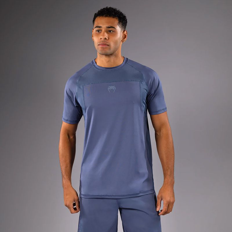 Vyriški marškinėliai Venum G-Fit Air Dry Tech rūko mėlyna 3