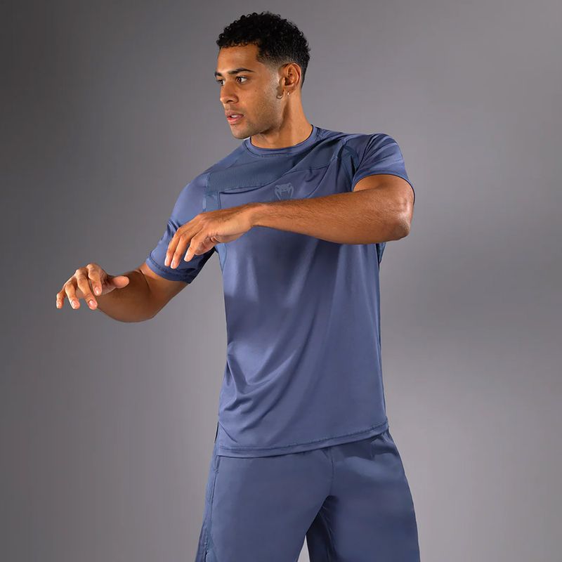 Vyriški marškinėliai Venum G-Fit Air Dry Tech rūko mėlyna 4