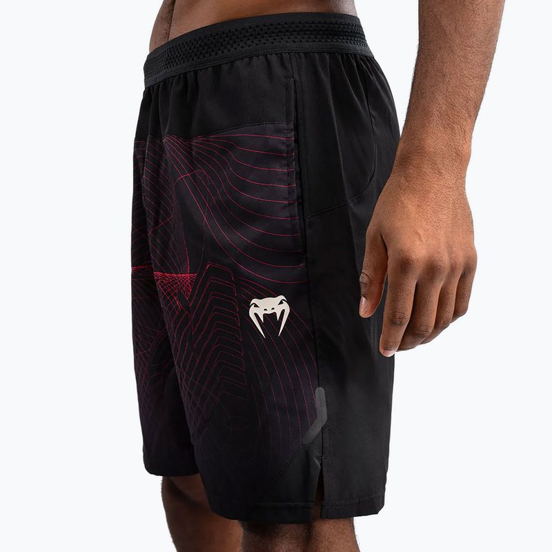 Vyriški treniruočių šortai Venum G-Fit Air Men'S Training Shorts deep black/fire red 4