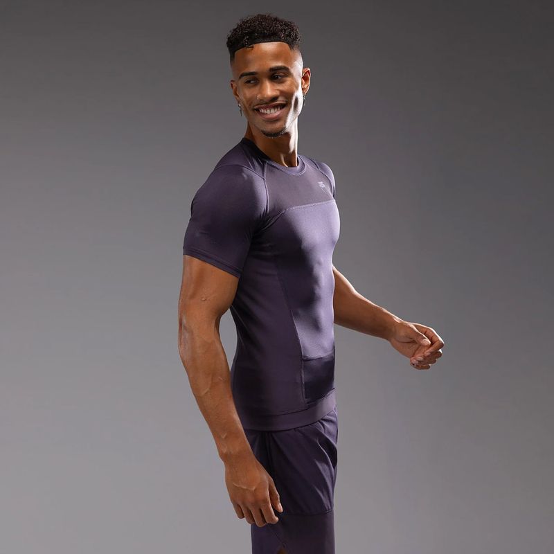 Vyriškas Rashguard Venum G-Fit Air Rashguards gilios violetinės spalvos 3
