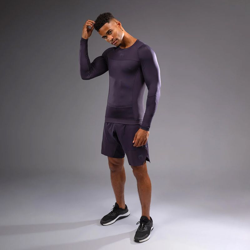 Vyriškas Rashguard ilgomis rankovėmis Venum G-Fit Air Rashguards deep purple 2