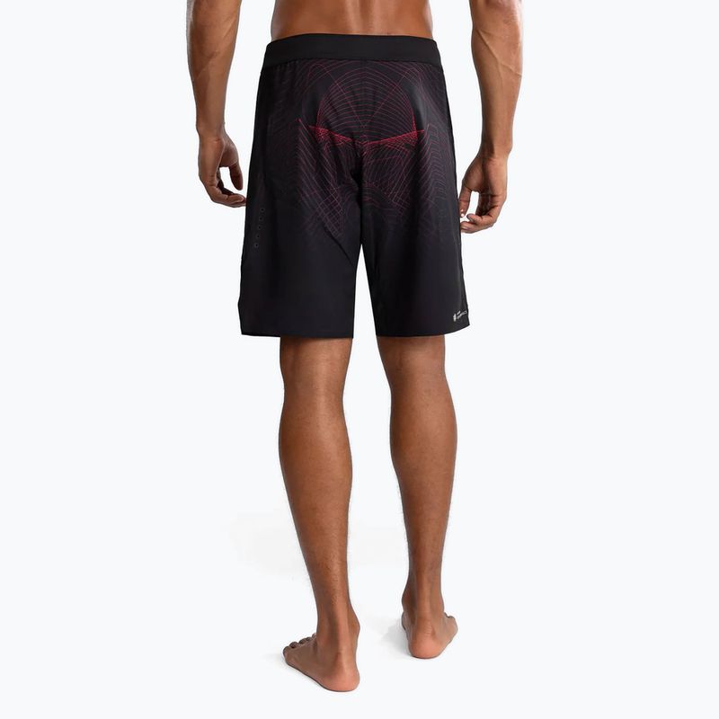 Vyriški treniruočių šortai Venum G-Fit Air Men'S Fight Shorts deep black/fire red 3