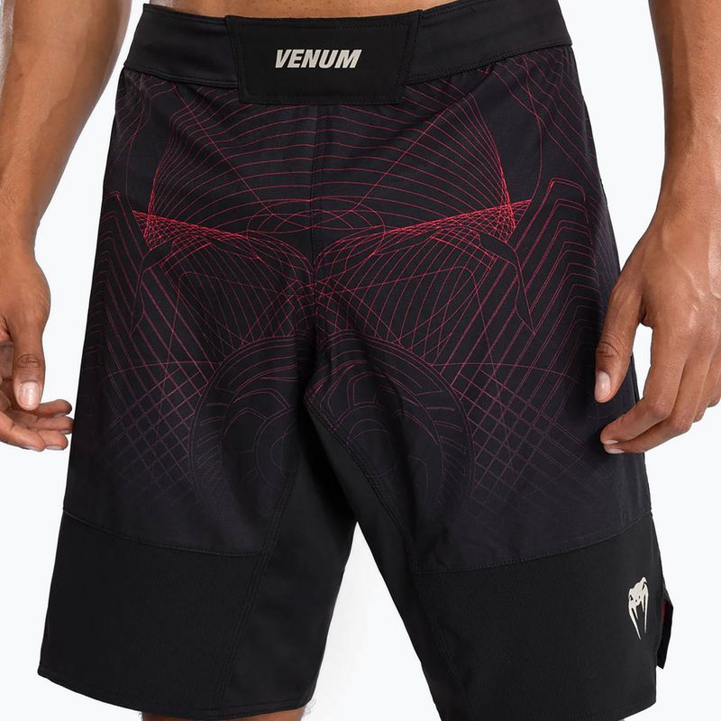 Vyriški treniruočių šortai Venum G-Fit Air Men'S Fight Shorts deep black/fire red 5