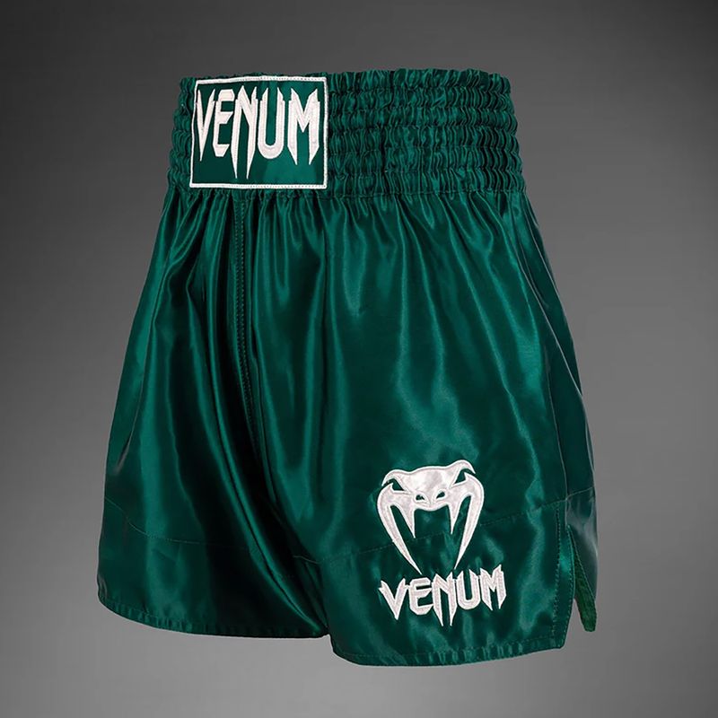 "Venum Classic Muay Thai" tamsiai miško žalumo vyriški treniruočių šortai 3
