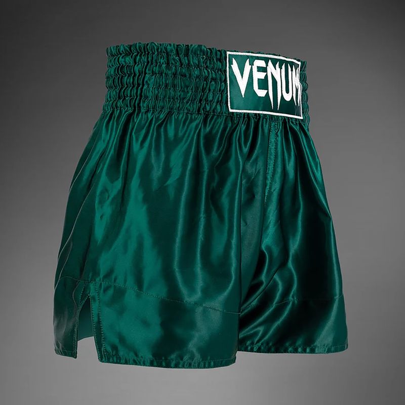 "Venum Classic Muay Thai" tamsiai miško žalumo vyriški treniruočių šortai 4
