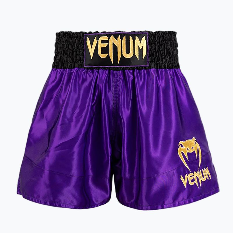 Vyriški Venum Classic Muay Thai treniruočių šortai tamsiai violetinės spalvos