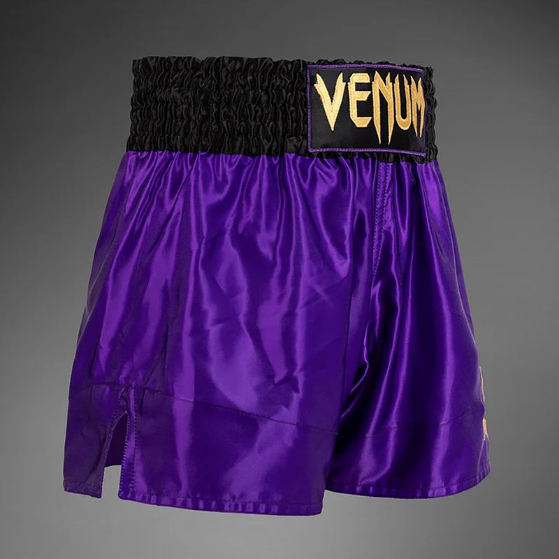 Vyriški Venum Classic Muay Thai treniruočių šortai tamsiai violetinės spalvos 4