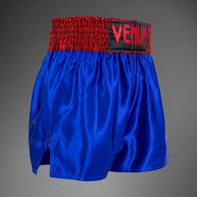 Vyriški Venum Classic Muay Thai treniruočių šortai tamsiai mėlyna/raudona 4
