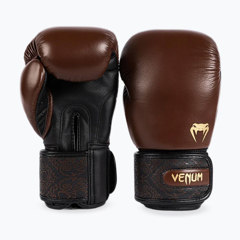 Boksininkų pirštinės Venum Power 2.0 šokolado rudos spalvos