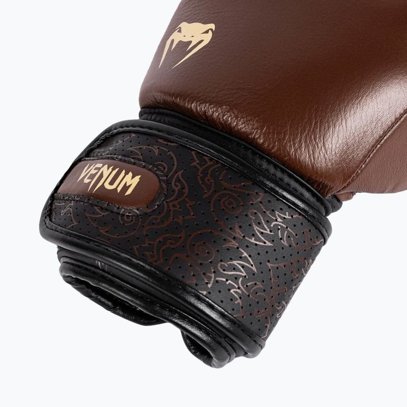 Boksininkų pirštinės Venum Power 2.0 šokolado rudos spalvos 6