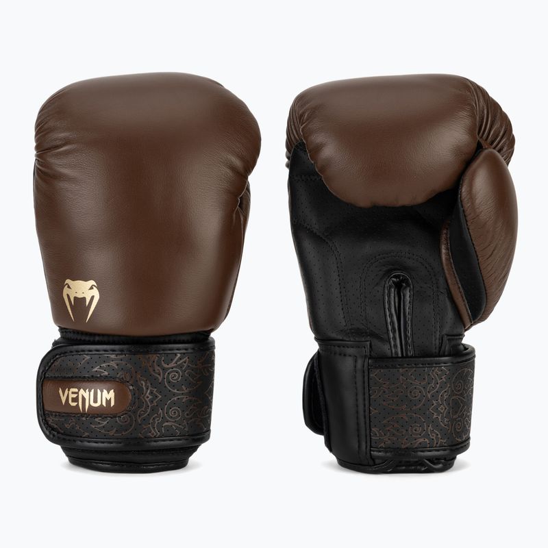 Boksininkų pirštinės Venum Power 2.0 šokolado rudos spalvos