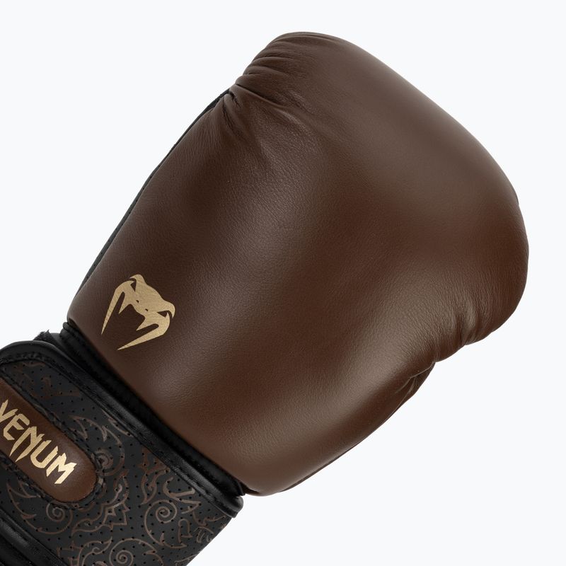 Boksininkų pirštinės Venum Power 2.0 šokolado rudos spalvos 5
