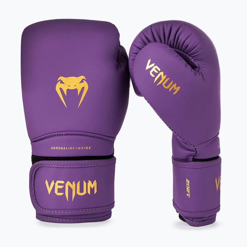 Boksininkų pirštinės Venum Contender 1.5 tamsiai violetinės