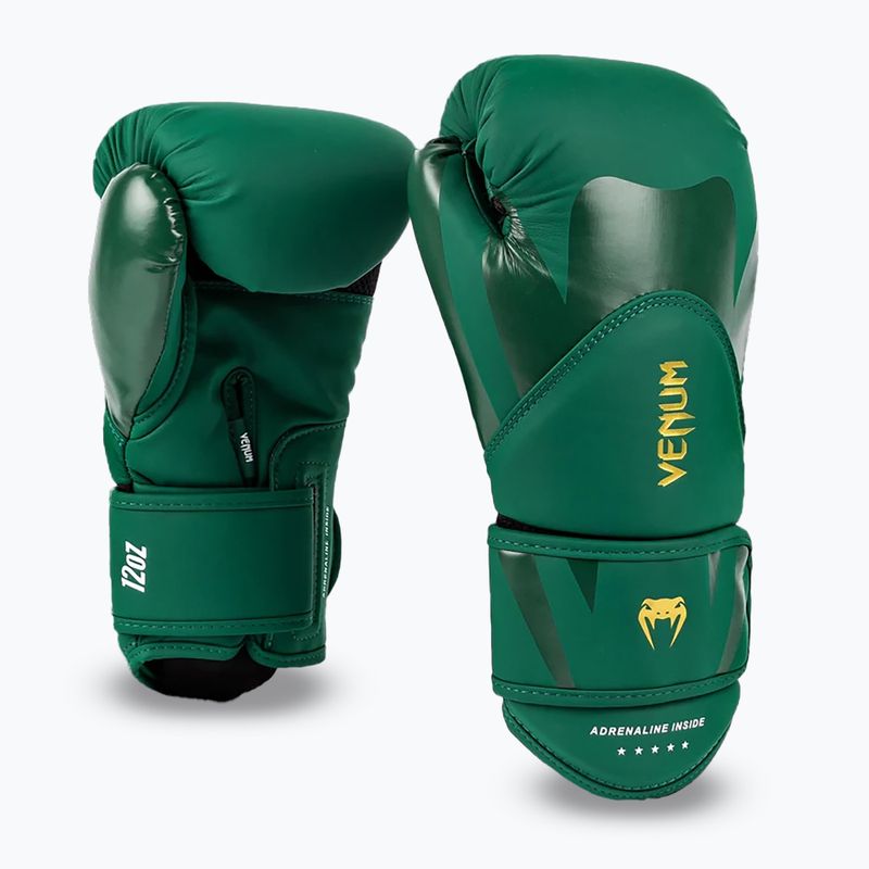 Venum Challenger 4.0 army green bokso pirštinės