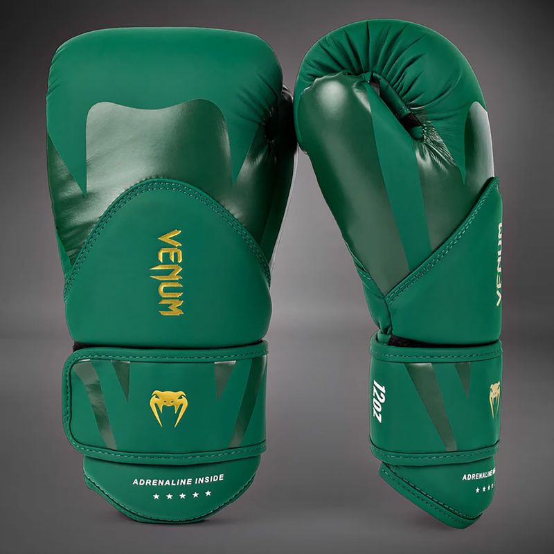 Venum Challenger 4.0 army green bokso pirštinės 2