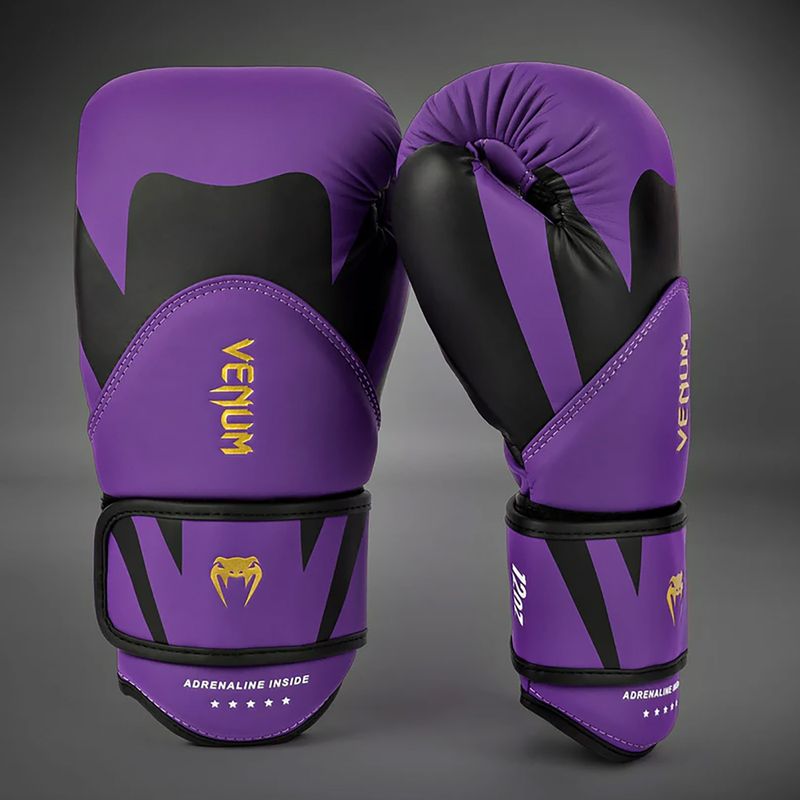 Venum Challenger 4.0 bokso pirštinės tamsiai violetinės spalvos 2