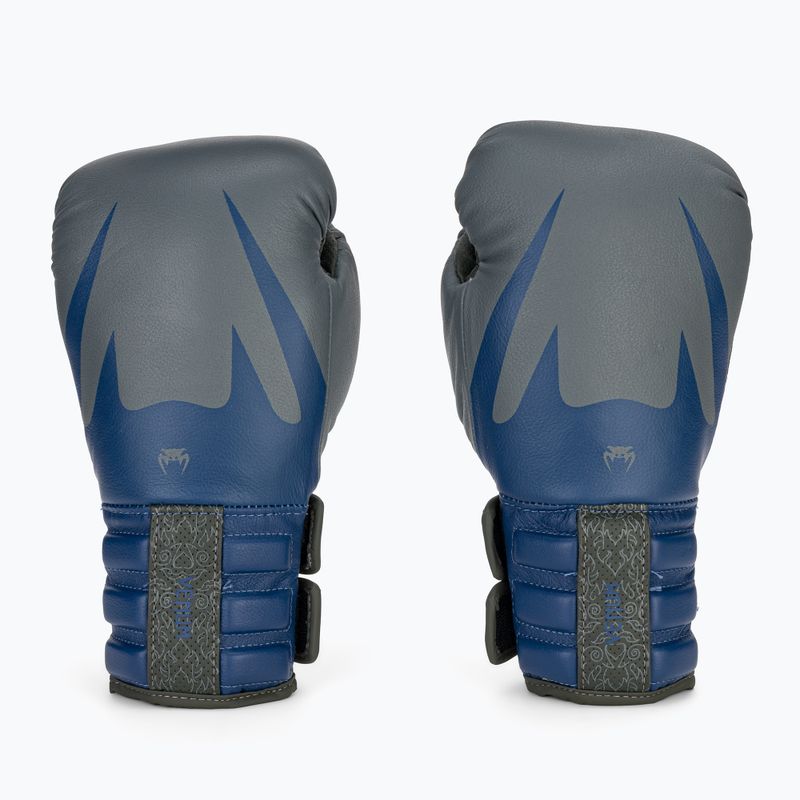 Bokso pirštinės Venum Reverso Boxing storm grey/royal blue 2