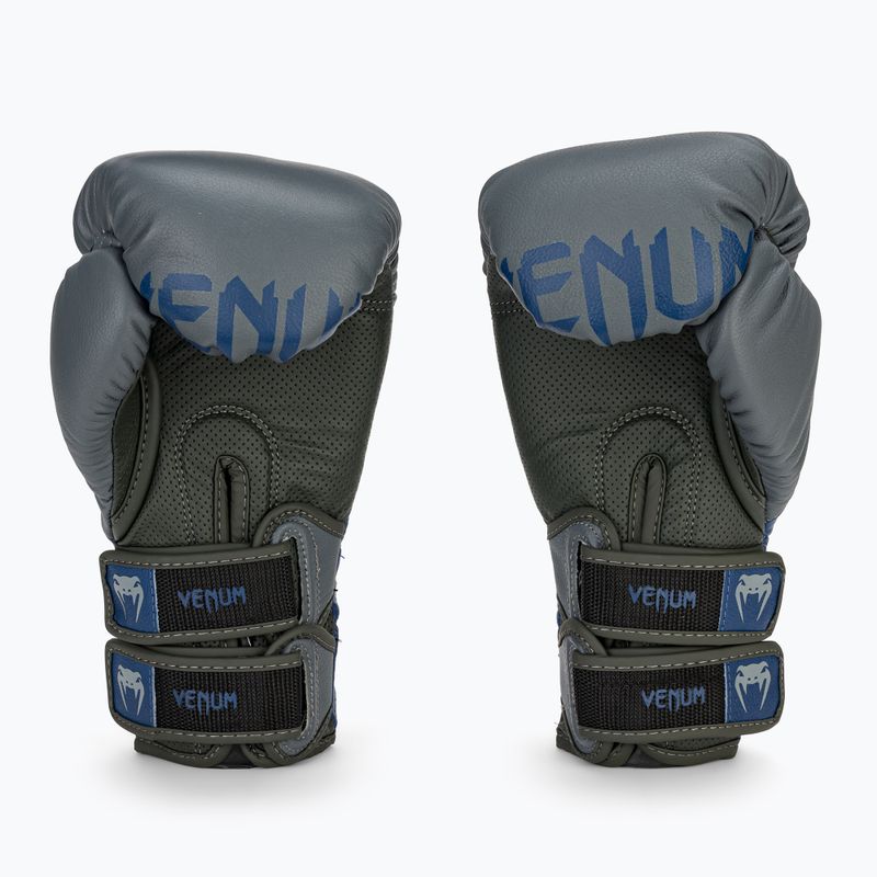 Bokso pirštinės Venum Reverso Boxing storm grey/royal blue 3