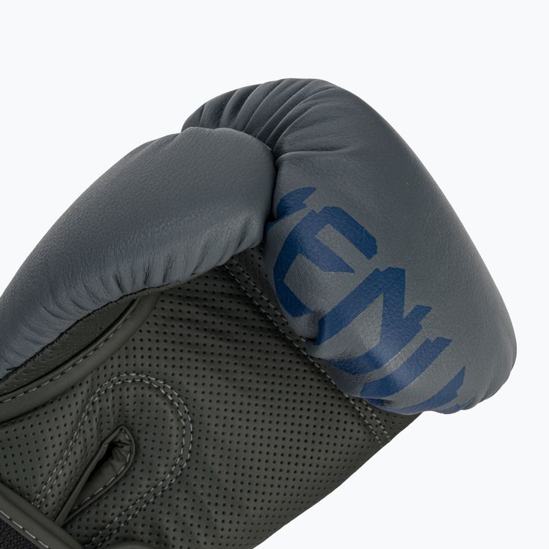 Bokso pirštinės Venum Reverso Boxing storm grey/royal blue 7