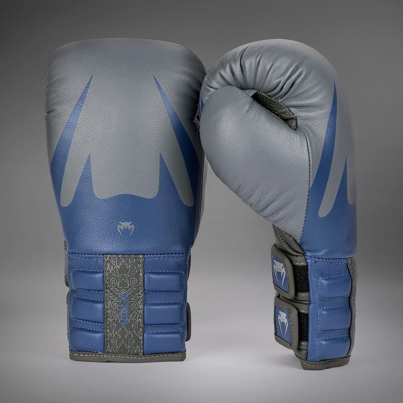 "Venum Reverso" bokso pirštinės storm grey/royal blue 2