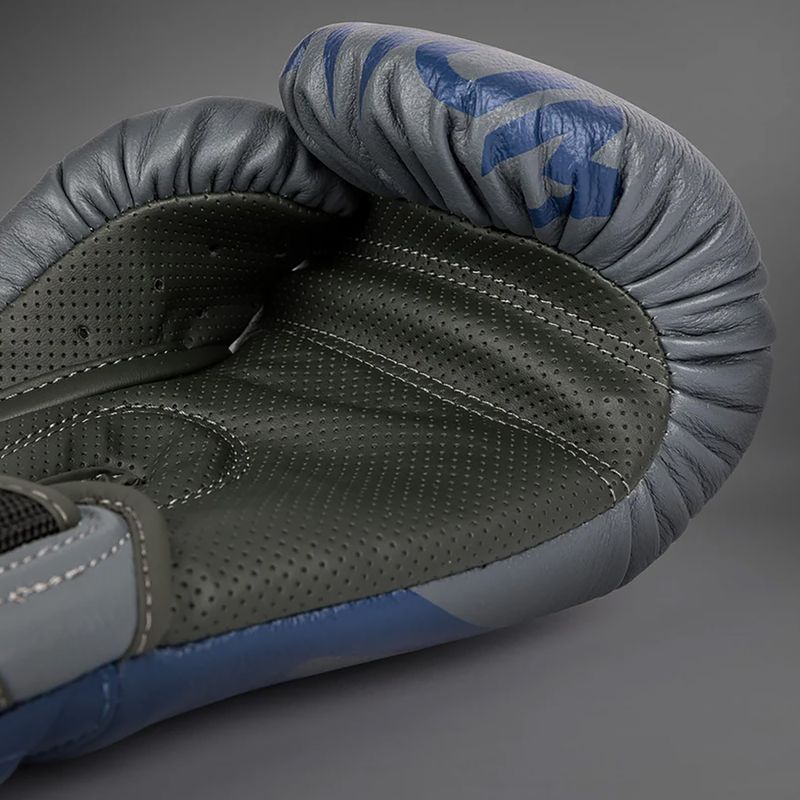 Bokso pirštinės Venum Reverso Boxing storm grey/royal blue 3