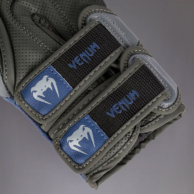 "Venum Reverso" bokso pirštinės storm grey/royal blue 5