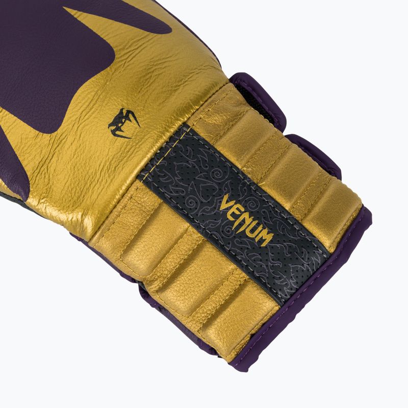 Bokso pirštinės Venum Reverso Boxing dark purple/gold 6
