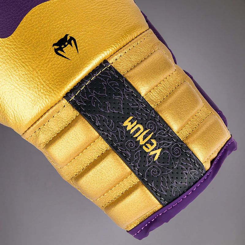 Bokso pirštinės Venum Reverso Boxing dark purple/gold 4