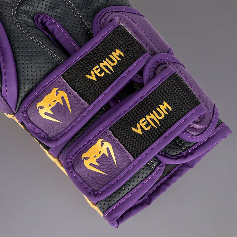 Bokso pirštinės Venum Reverso Boxing dark purple/gold 5