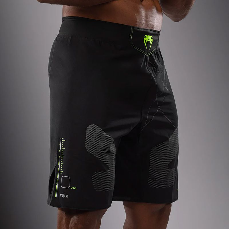 Vyriški treniruočių šortai Venum Training Camp 4.0 black/neo green 6