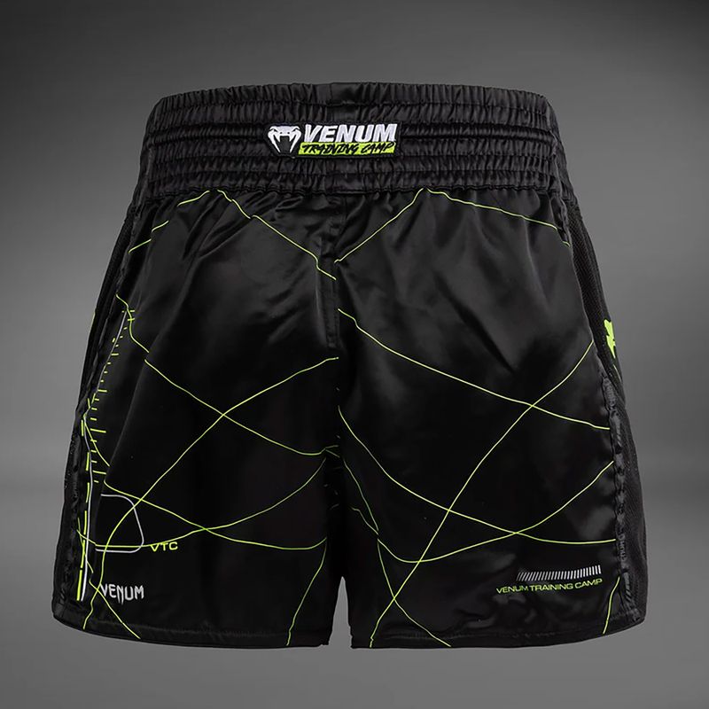 Vyriški treniruočių šortai Venum Training Camp 4.0 black/neo green 2