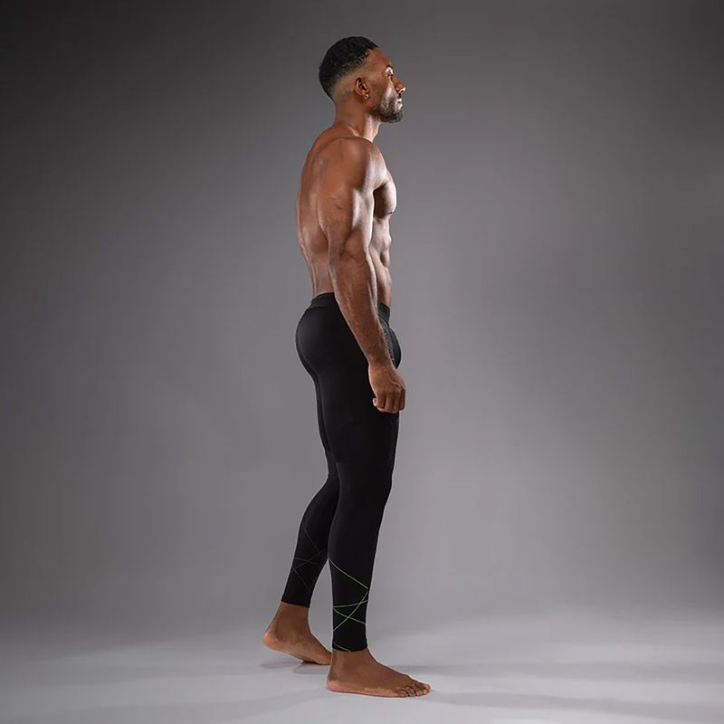 Vyriškos treniruočių tamprės Venum Training Camp 4.0 black/neo green 4