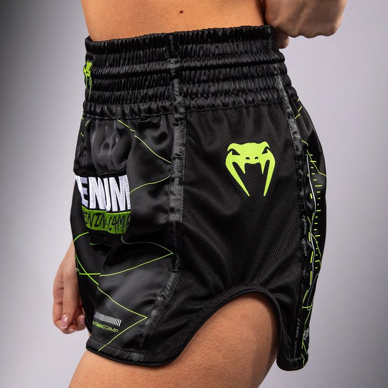 Vyriški treniruočių šortai Venum Training Camp 4.0 black/neo green 6