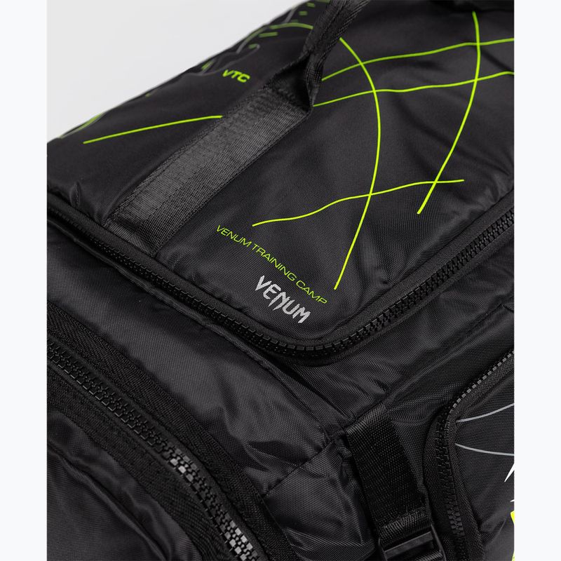 Krepšys Venum Training Camp 4.0 black/neo green 7