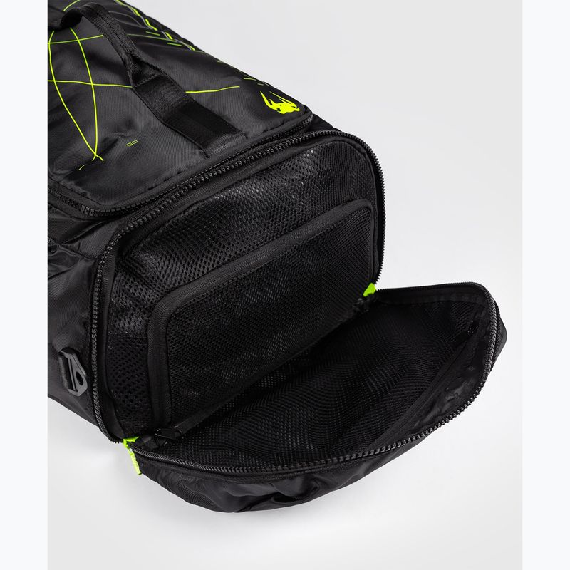 Krepšys Venum Training Camp 4.0 black/neo green 9