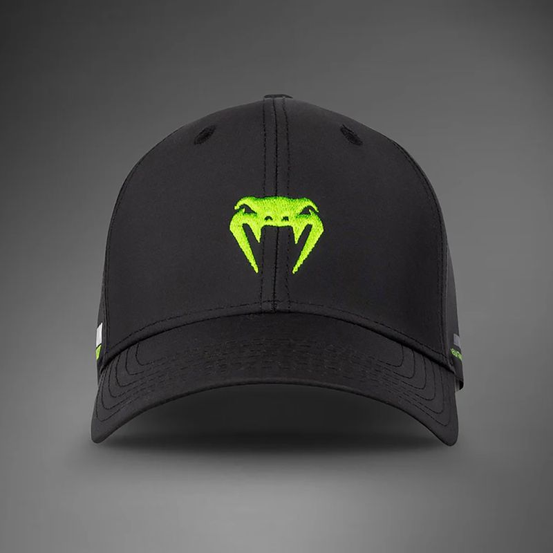 Kepuraitė su snapeliu Venum Training Camp 4.0 black/neo green 3