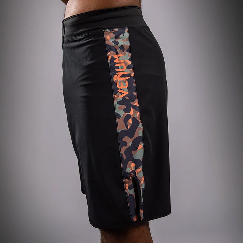 Vyriški treniruočių šortai Venum Jungle Ops black/khaki camo 5