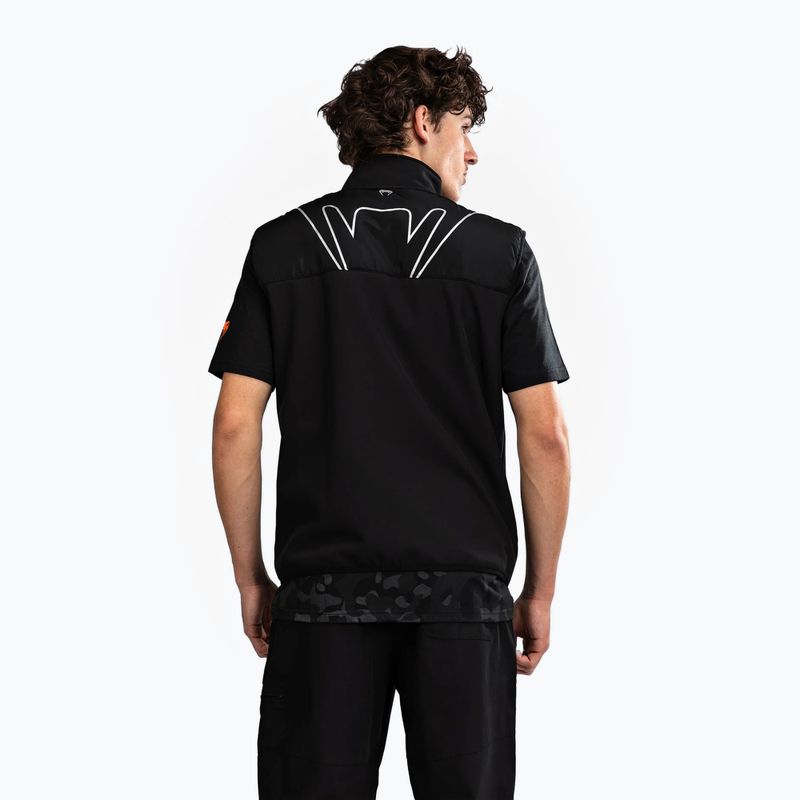Vyriška liemenė Venum Paddock Softshell trumpomis rankovėmis juoda 2
