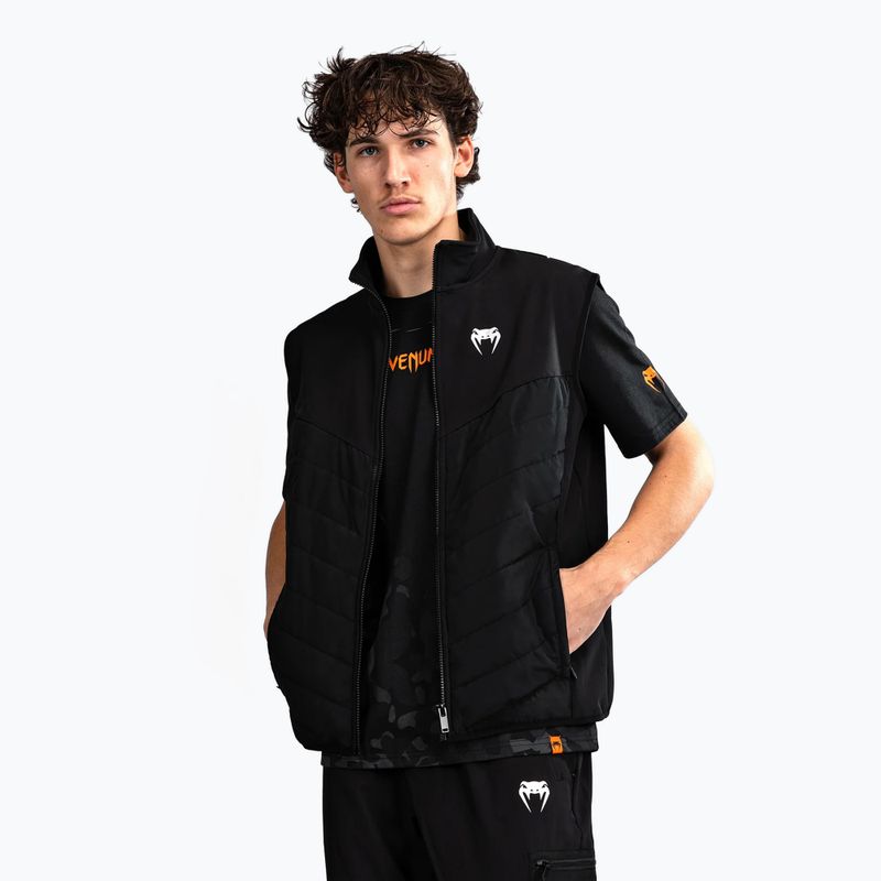 Vyriška liemenė Venum Paddock Softshell trumpomis rankovėmis juoda 3