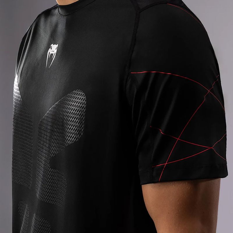 Vyriški treniruočių marškinėliai Venum Tactical XT black/fire red 5