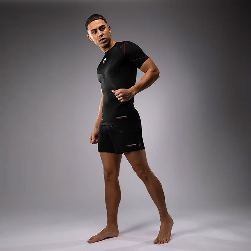 Vyriški treniruočių marškinėliai Venum Tactical XT Rashguards black/fire red 3