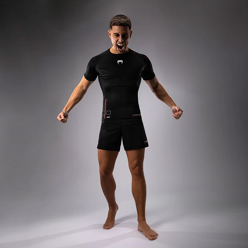 Vyriški treniruočių marškinėliai Venum Tactical XT Rashguards black/fire red 5