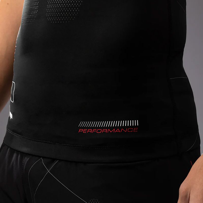 Vyriški treniruočių marškinėliai Venum Tactical XT Rashguards black/fire red 9