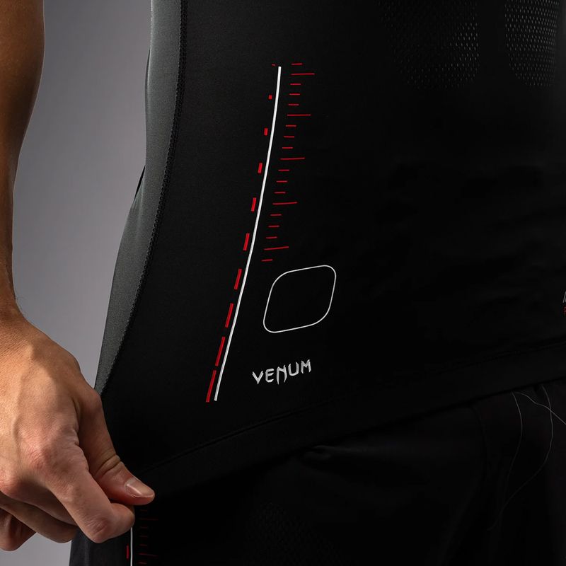 Vyriški treniruočių marškinėliai Venum Tactical XT Rashguards black/fire red 10