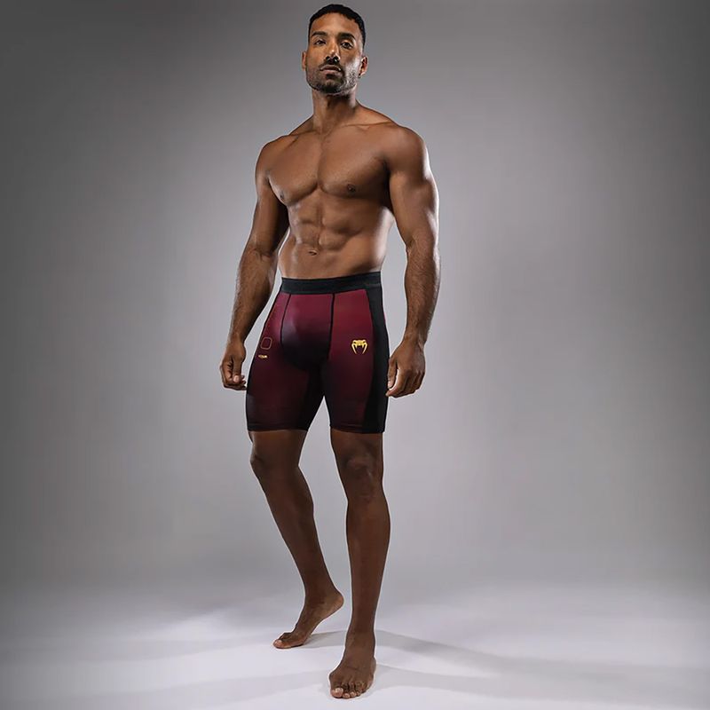Vyriški treniruočių šortai Venum Tactical XT Vale Tudo black/burgundy/gold 2